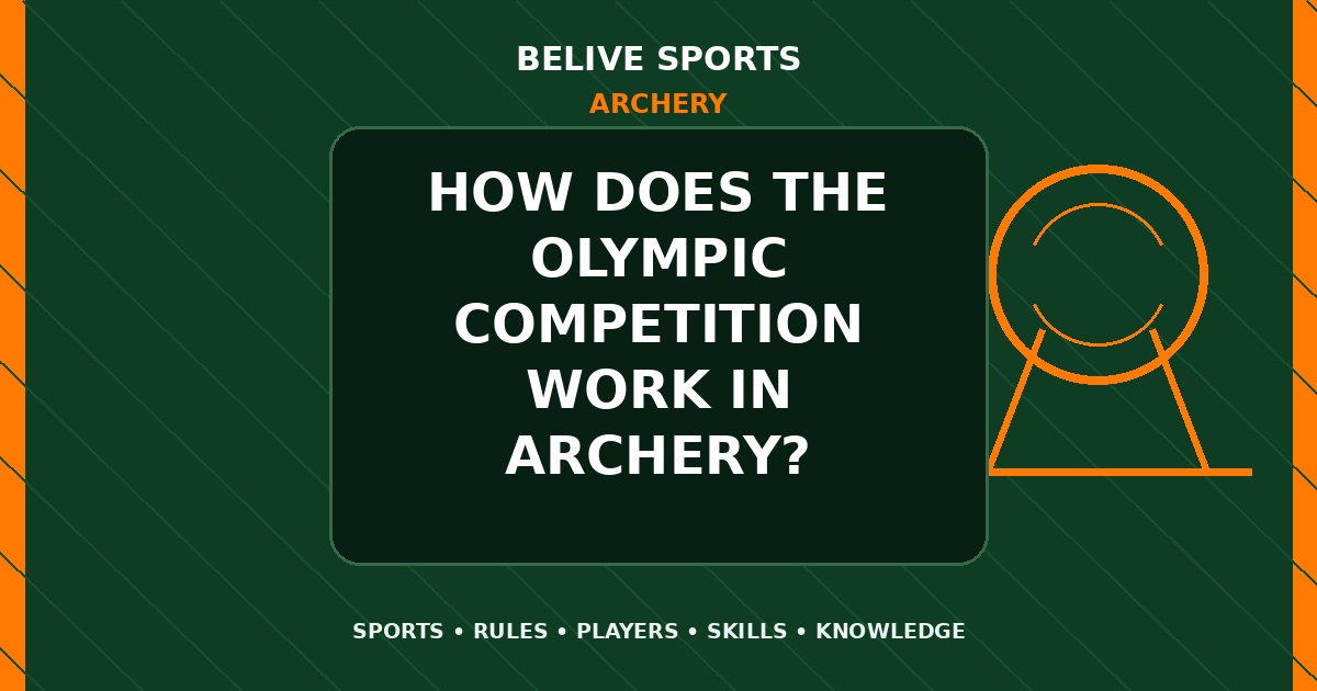 How does the Olympic competition work in Archery? - Archery
