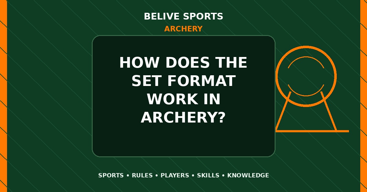 How does the set format work in Archery? - Archery