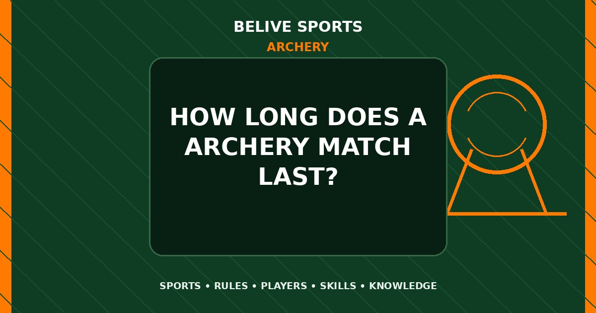 How long does a Archery match last? - Archery