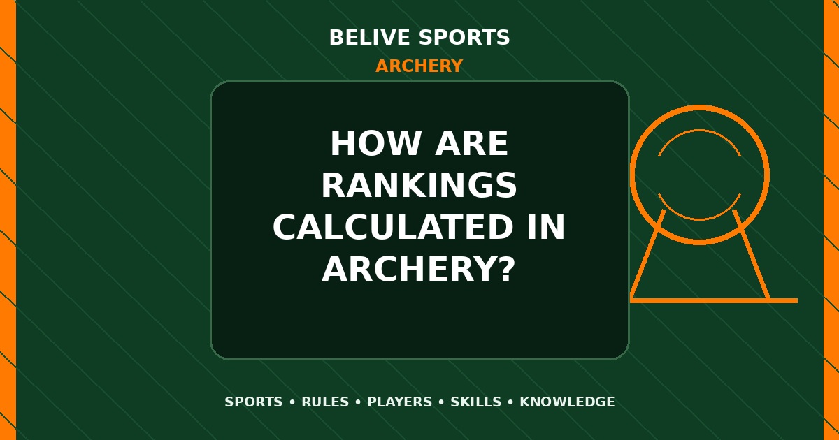 How are rankings calculated in Archery? - Archery