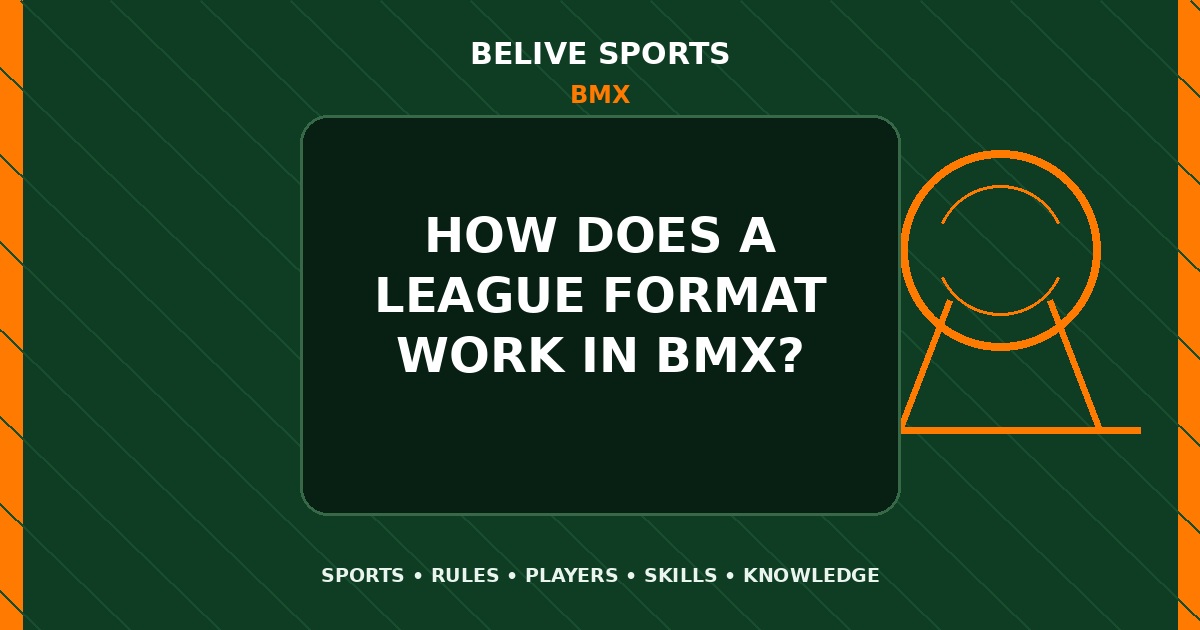 How does a league format work in BMX? - BMX