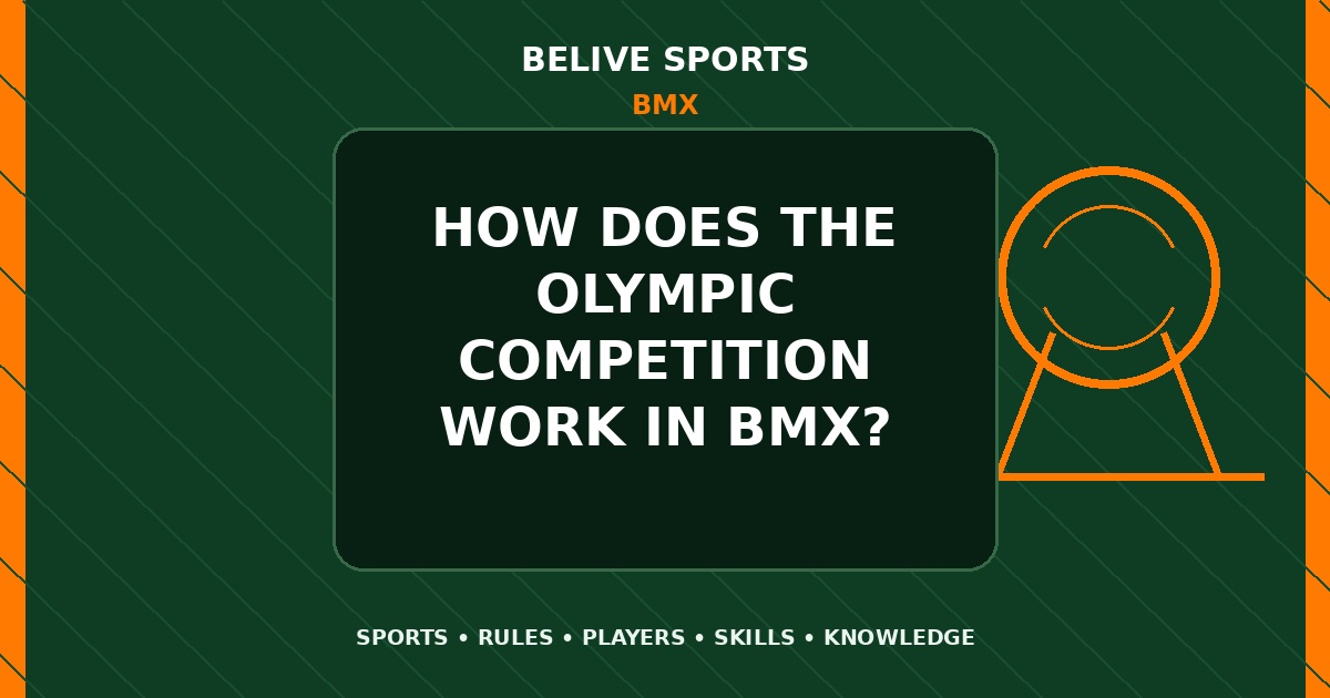How does the Olympic competition work in BMX? - BMX