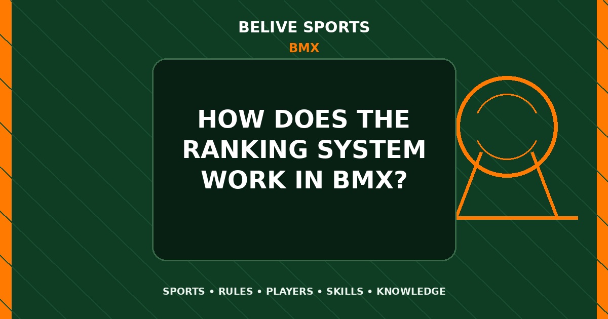 How does the ranking system work in BMX? - BMX
