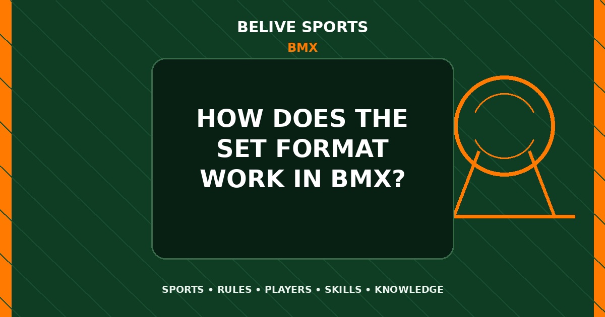 How does the set format work in BMX? - BMX
