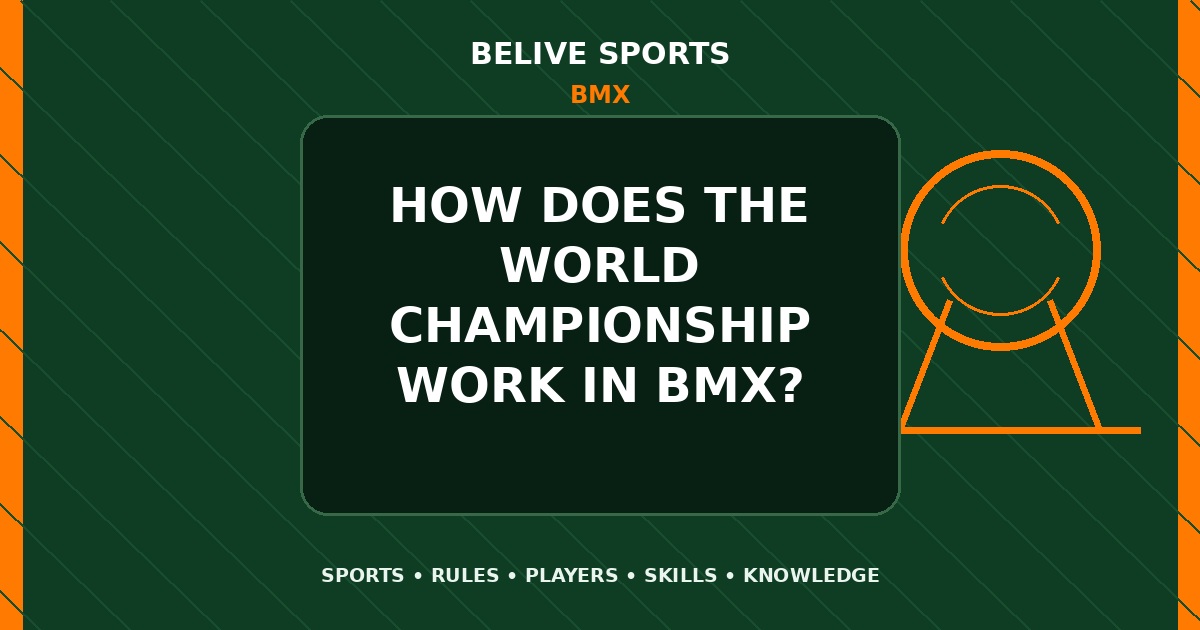 How does the world championship work in BMX? - BMX