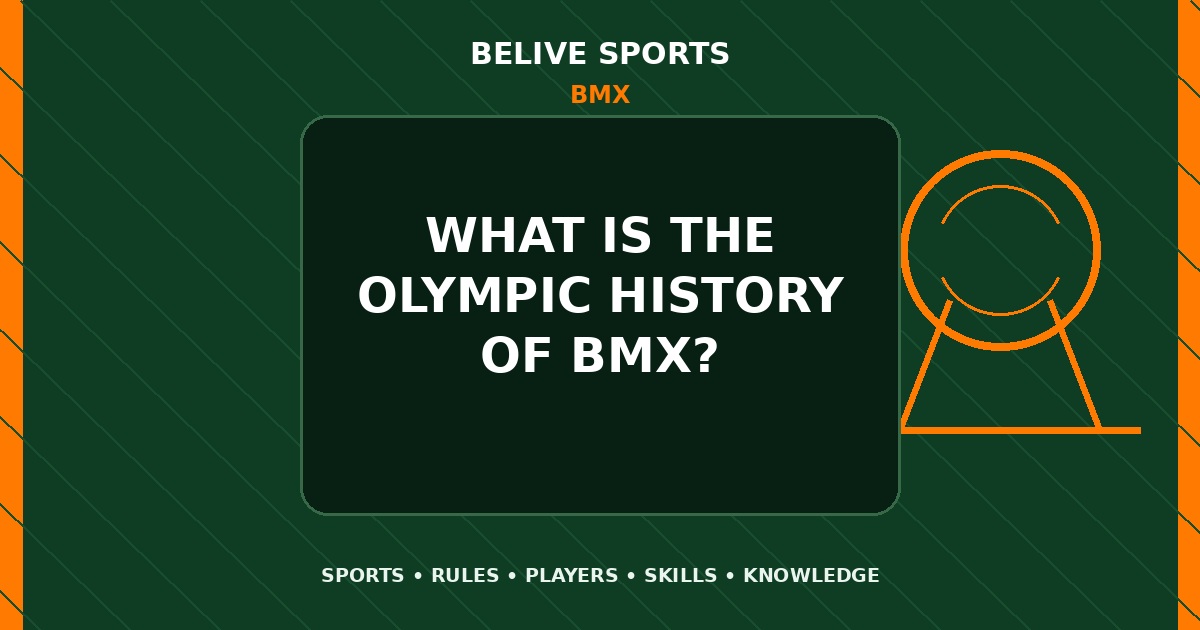 What is the Olympic history of BMX? - BMX
