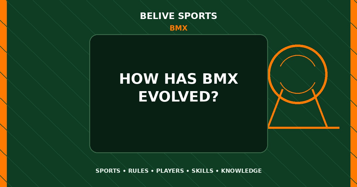 How has BMX evolved? - BMX